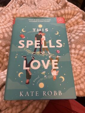 This Spells Love by Kate Robb - Teal Hardcover Novel
